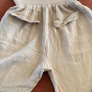 Loose elastic waist pants